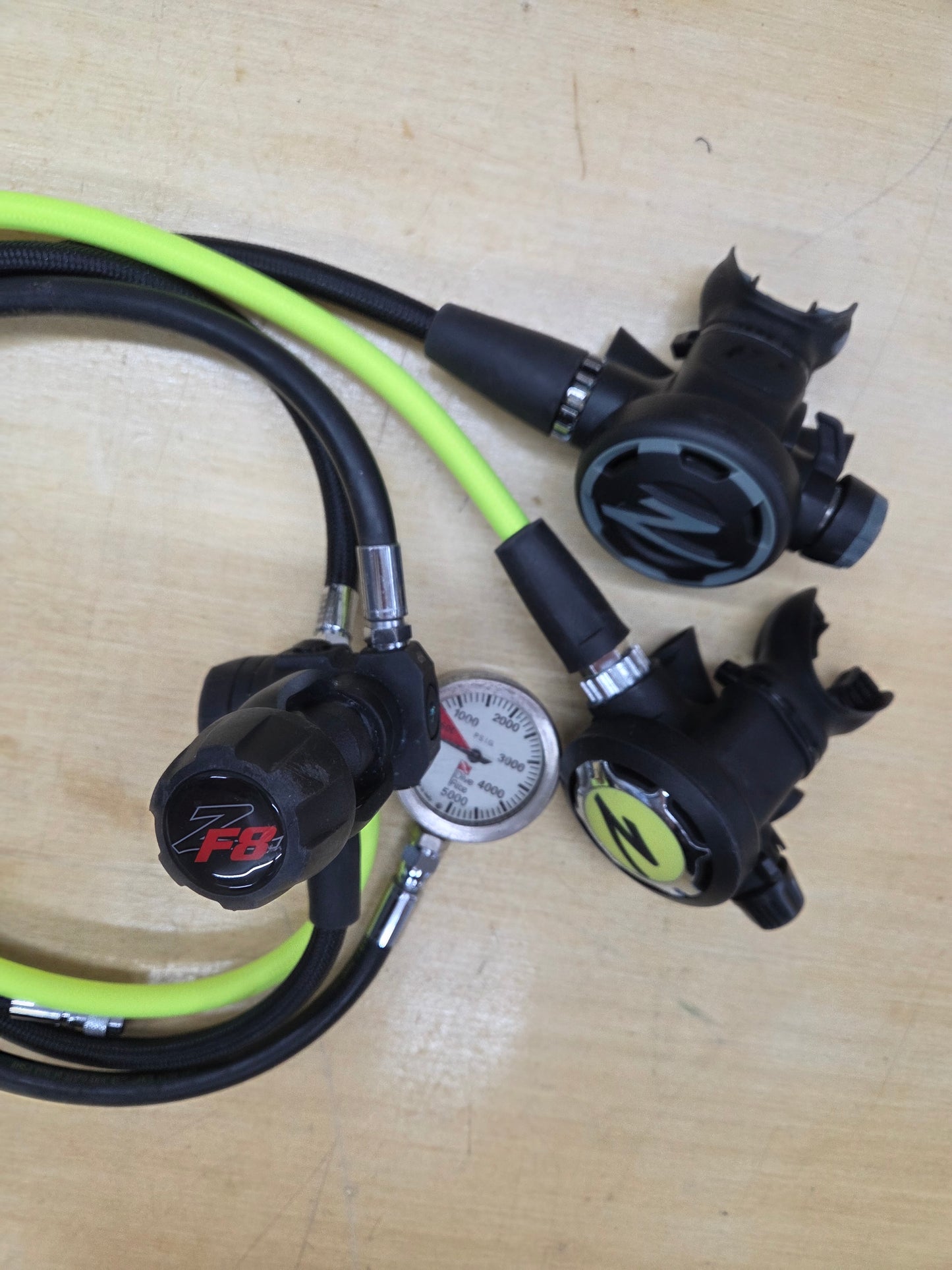 Zeagle F8 Regulator Set