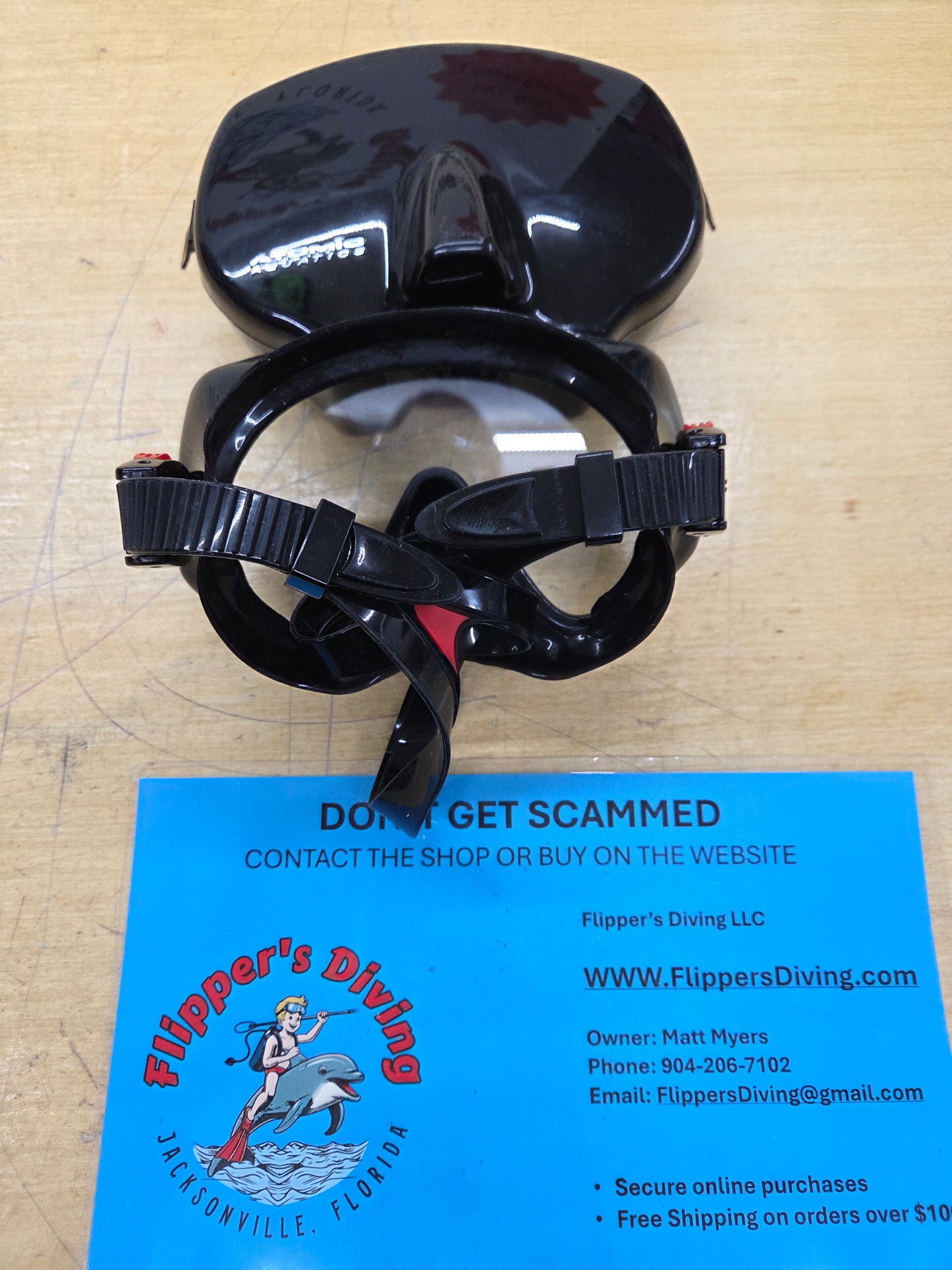 Atomic Aquatics "Ultra Clear" Dive Mask (#M56)