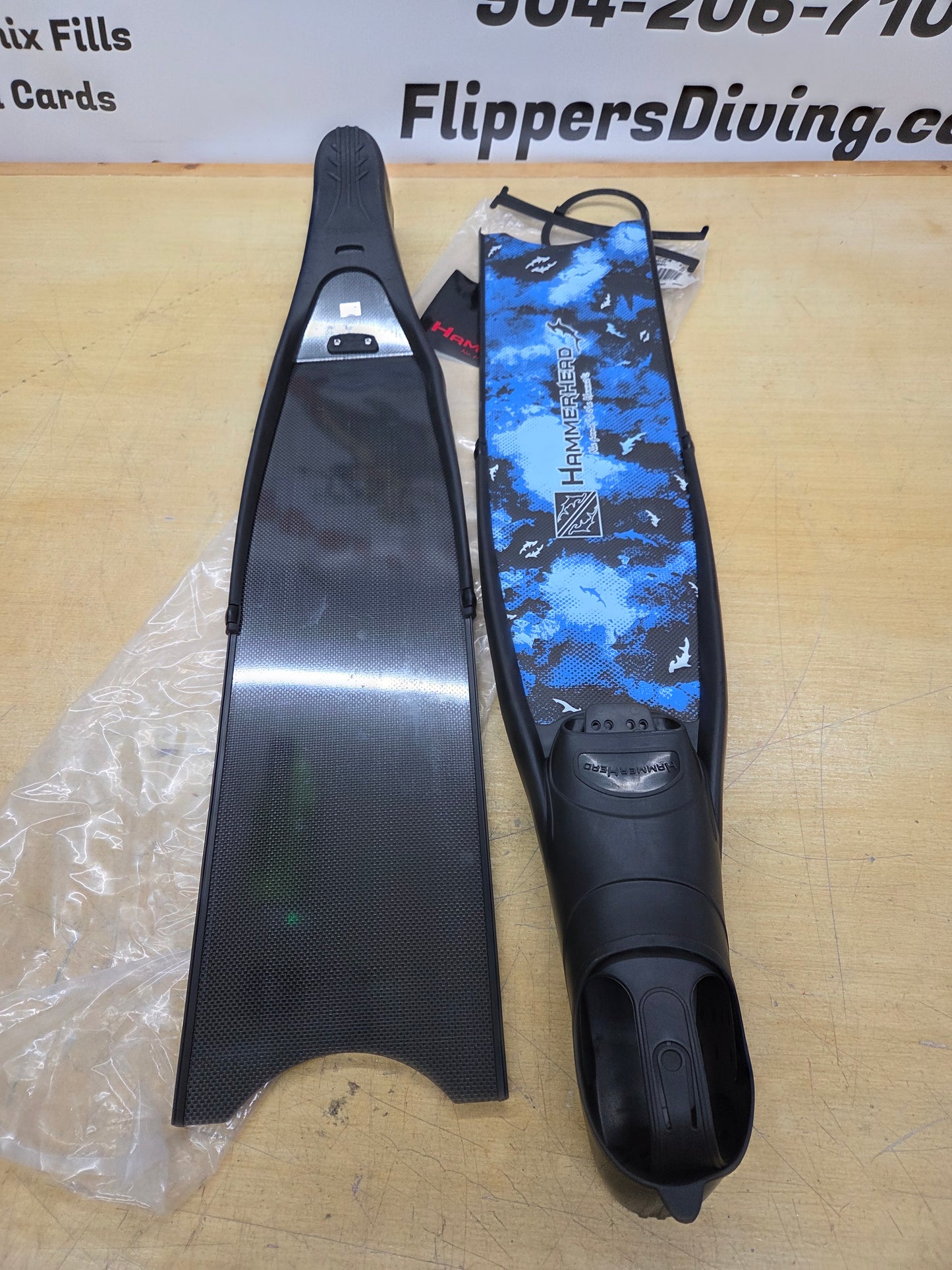 Hammerhead "Kaudal" Free Diving Fins (XL)