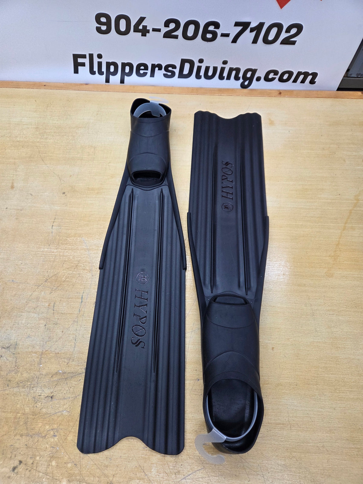 "Hypos" Free Diving Long Fins (XL)