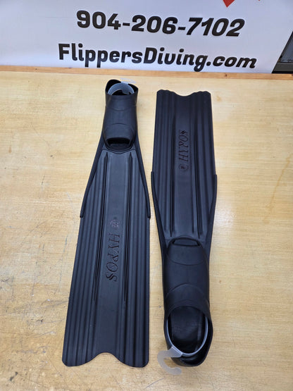 "Hypos" Free Diving Long Fins (XL)