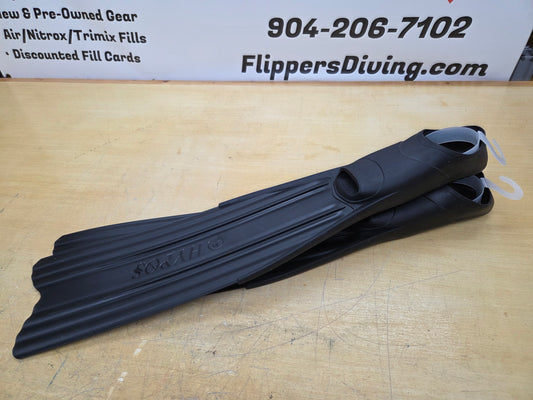 "Hypos" Free Diving Long Fins (XL)