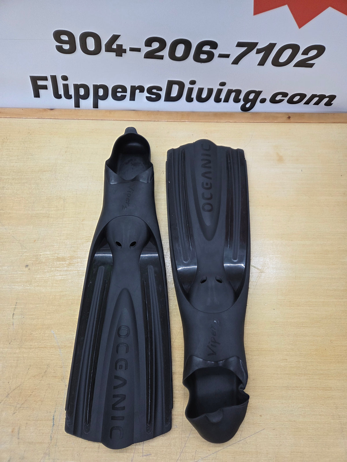 Oceanic Viper 2 Full Foot Fins (12-13)