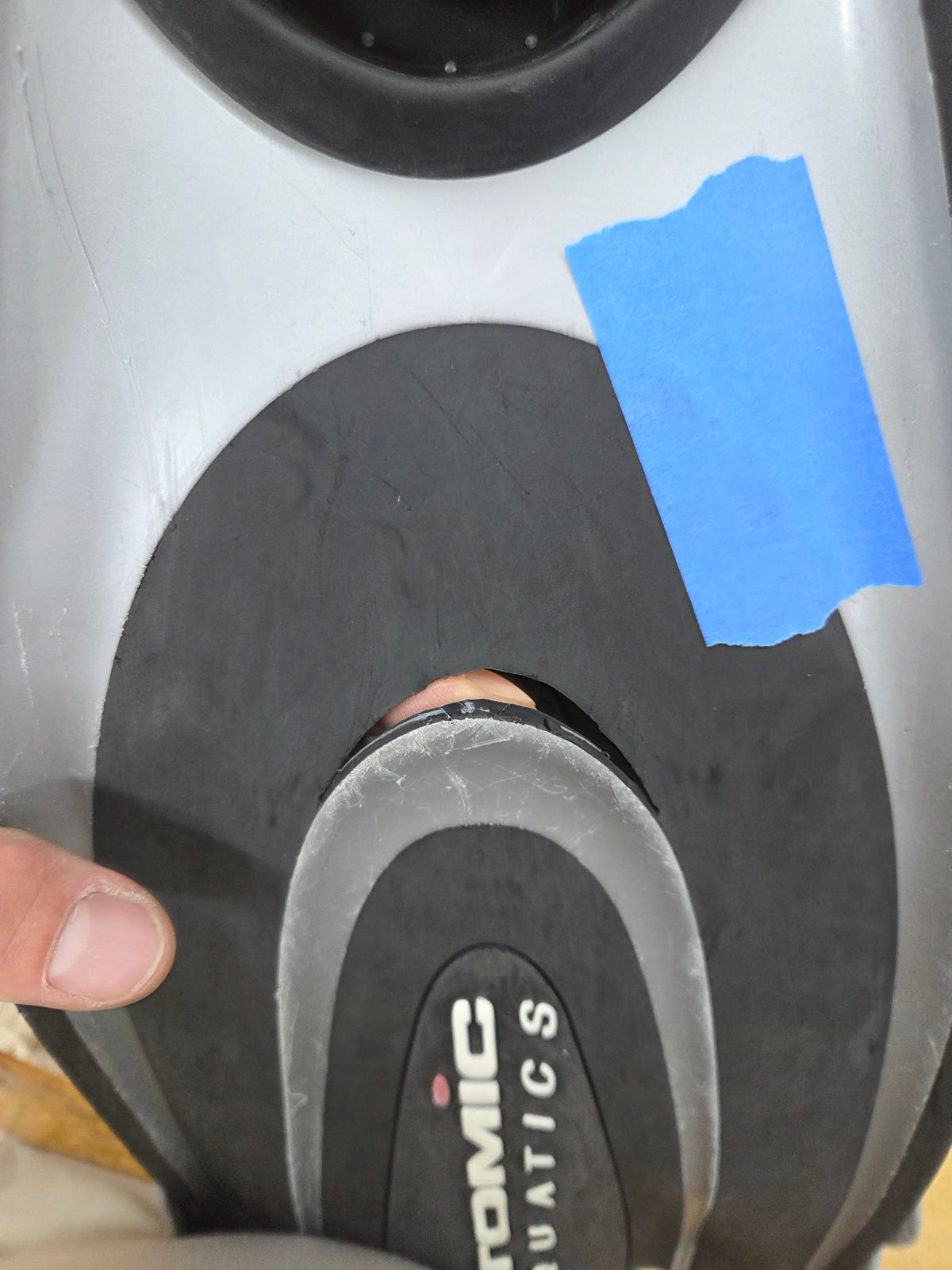 Atomic Dive Fins *DAMAGED* (LARGE)