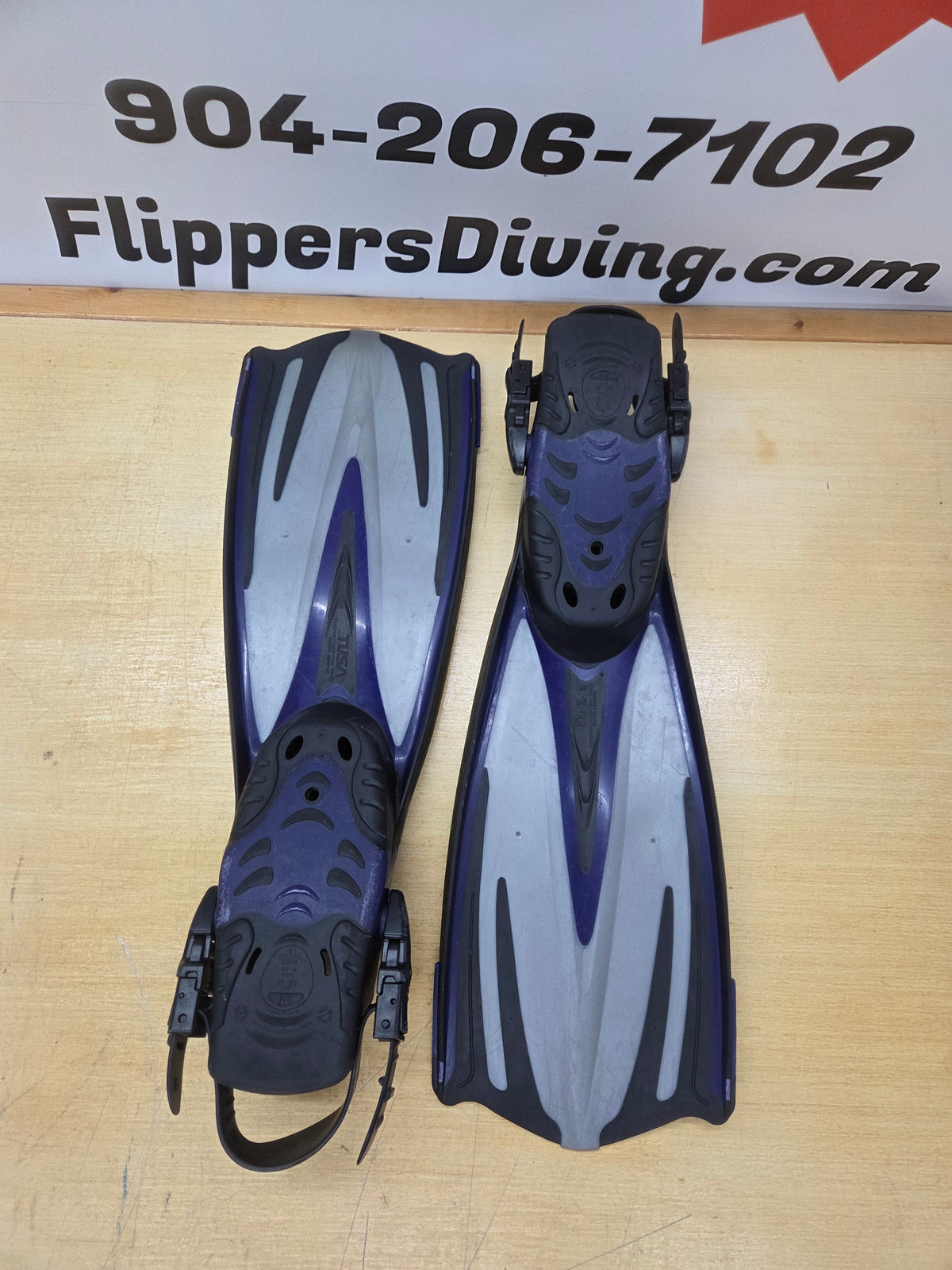 Tusa Imprex "Tri-ex" Dive Fins (LARGE)