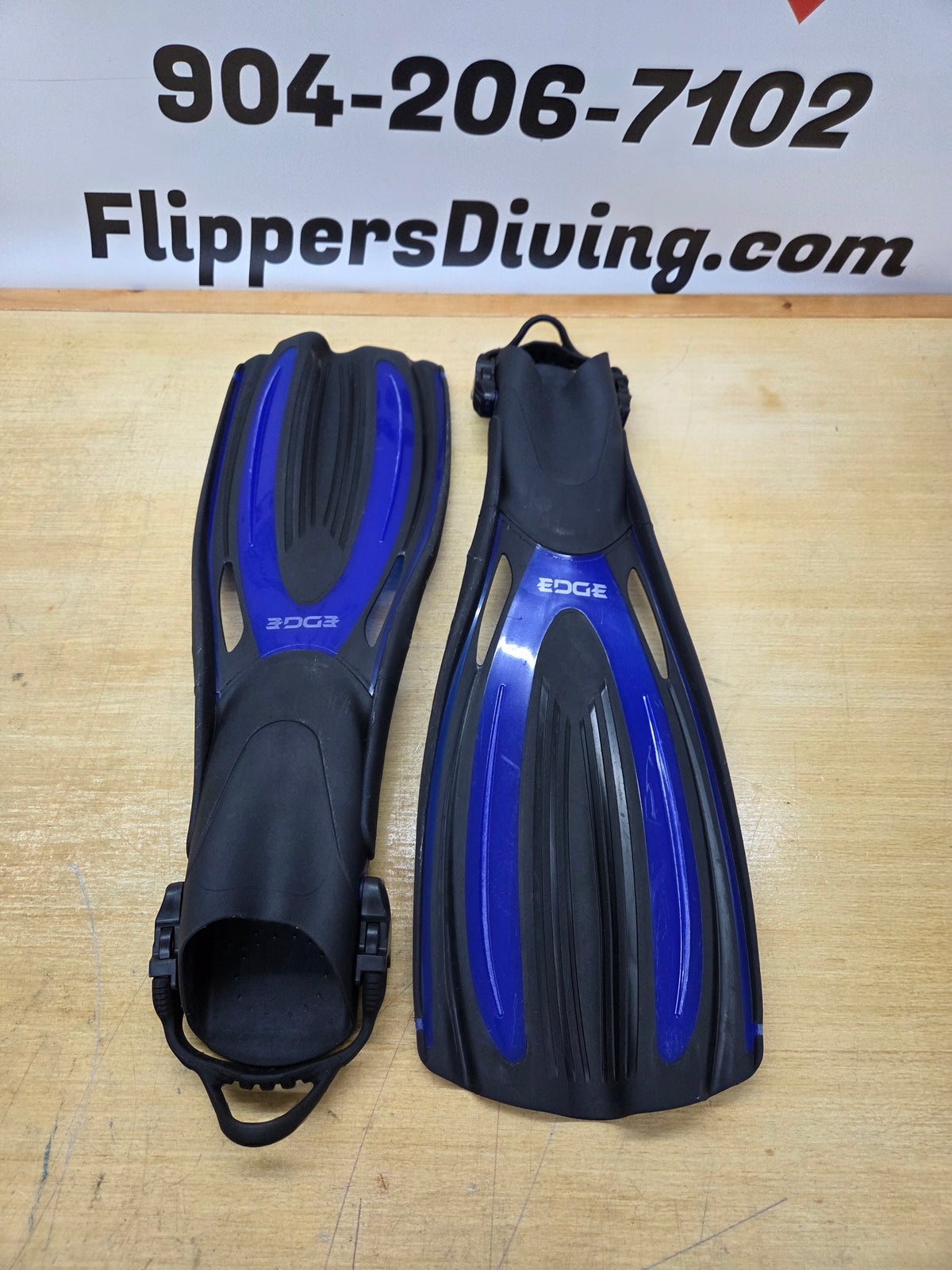 Edge "Flex" Diving Fins (SMALL)