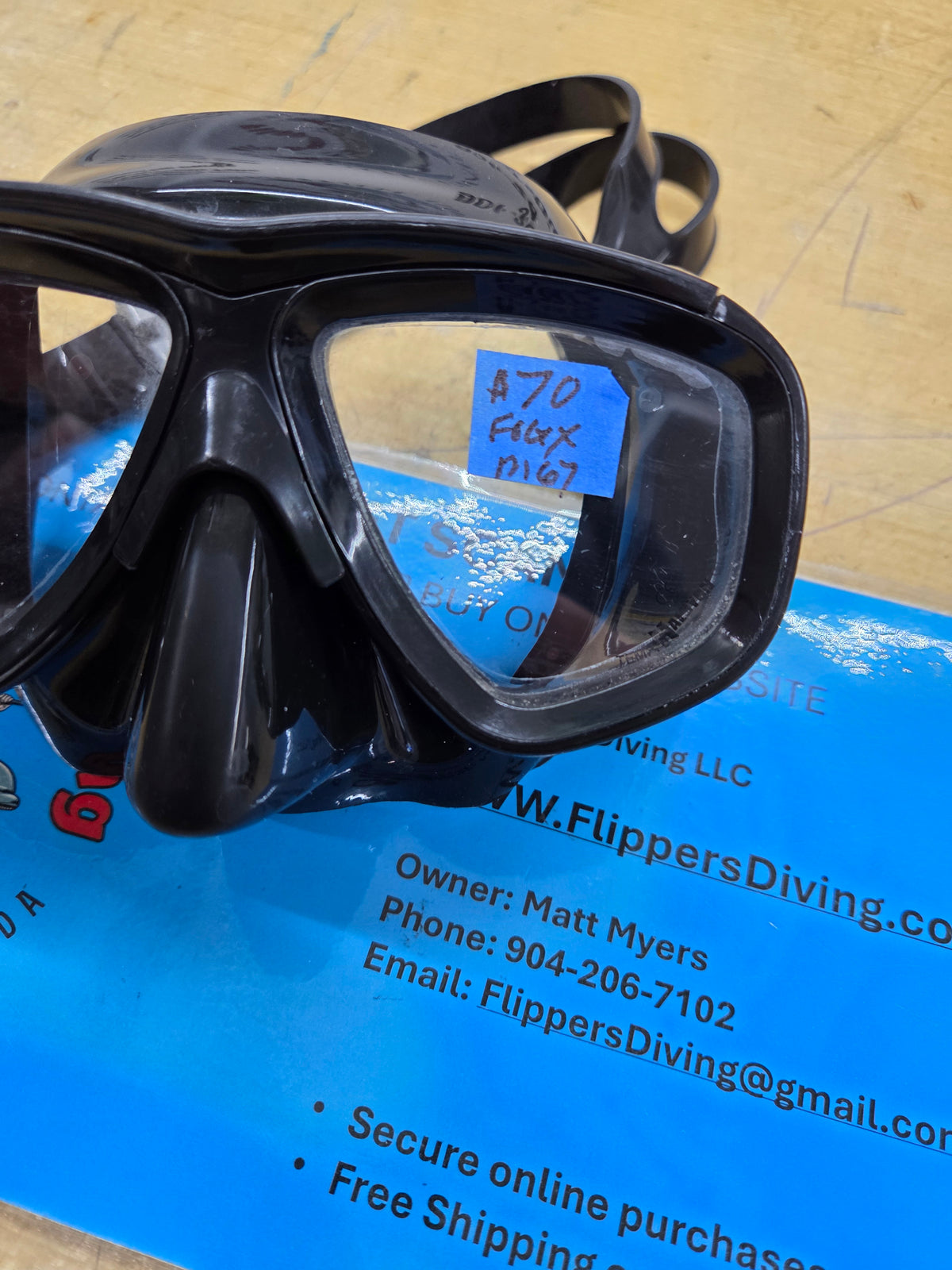Halcyon Dive Mask w/FogX! (M67)
