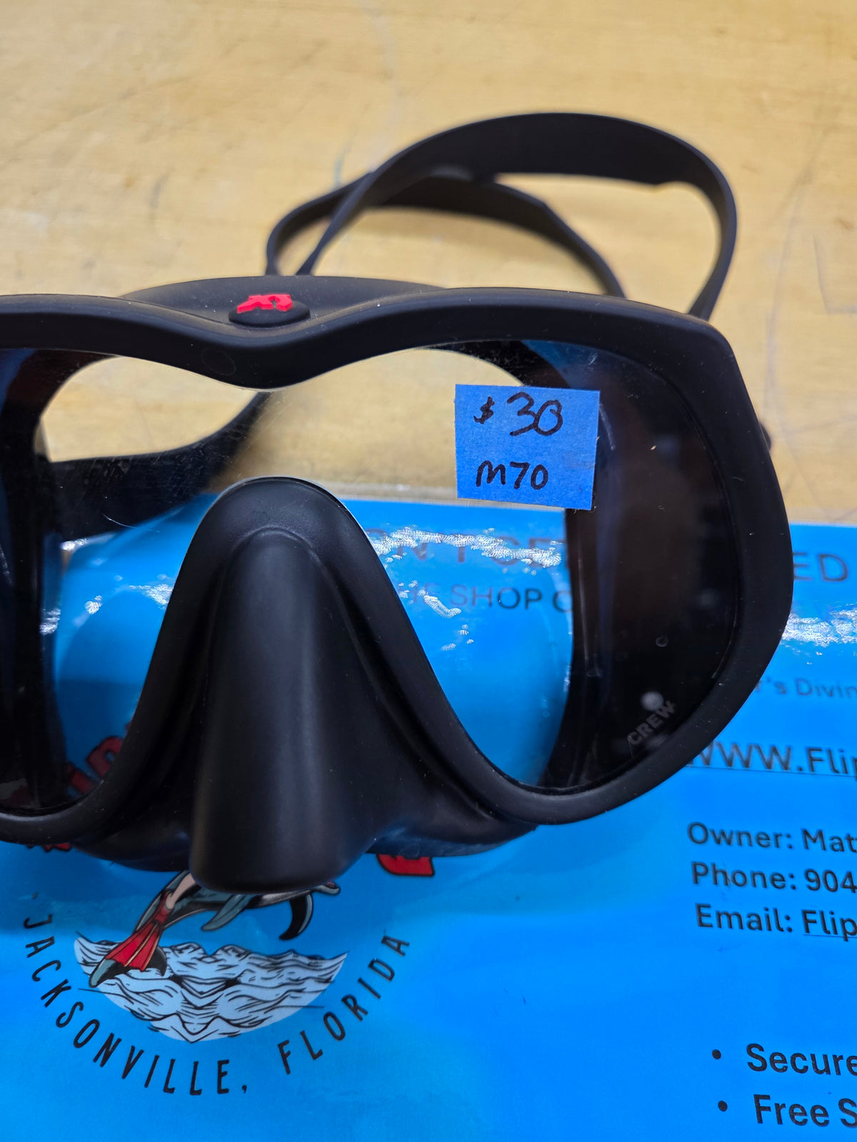 XS Scuba Low Volume Dive Mask (#M70)