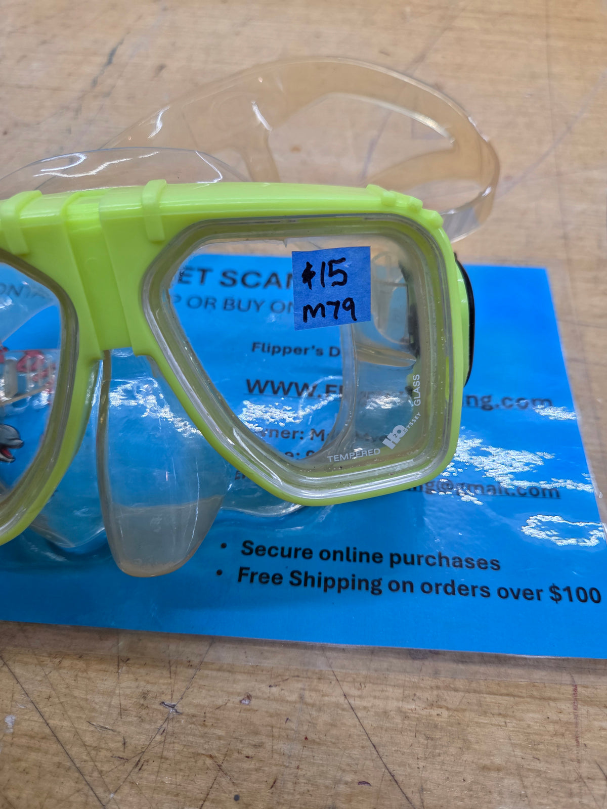 Yellow Dive Mask (#M79)