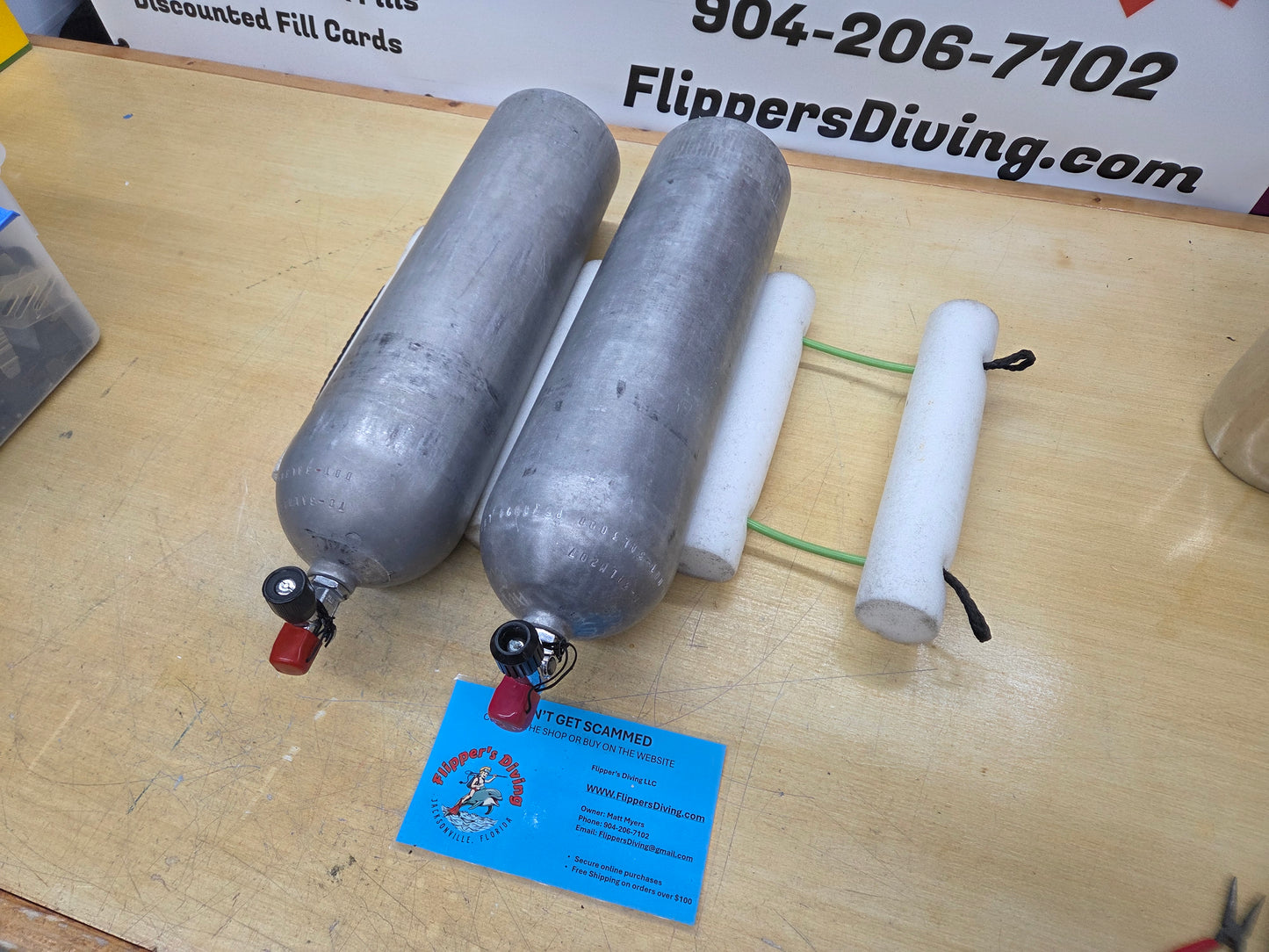 Scuba Cylinder Rack