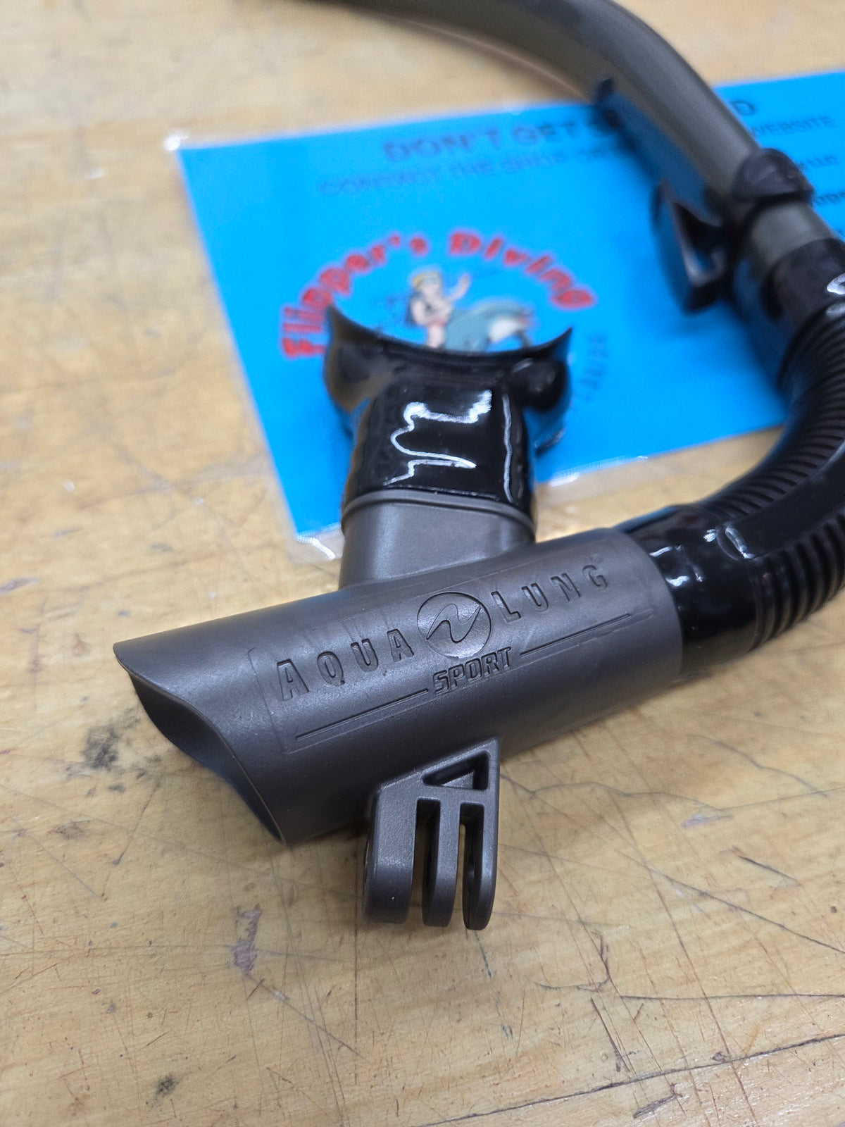 Aqualung Snorkel w/Gopro Mount! (S39)