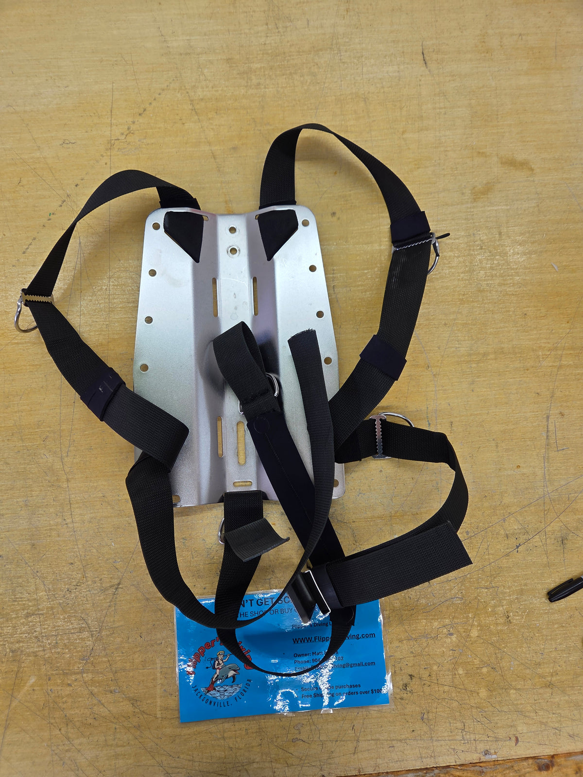 Stainless Steel Backplate/Harness