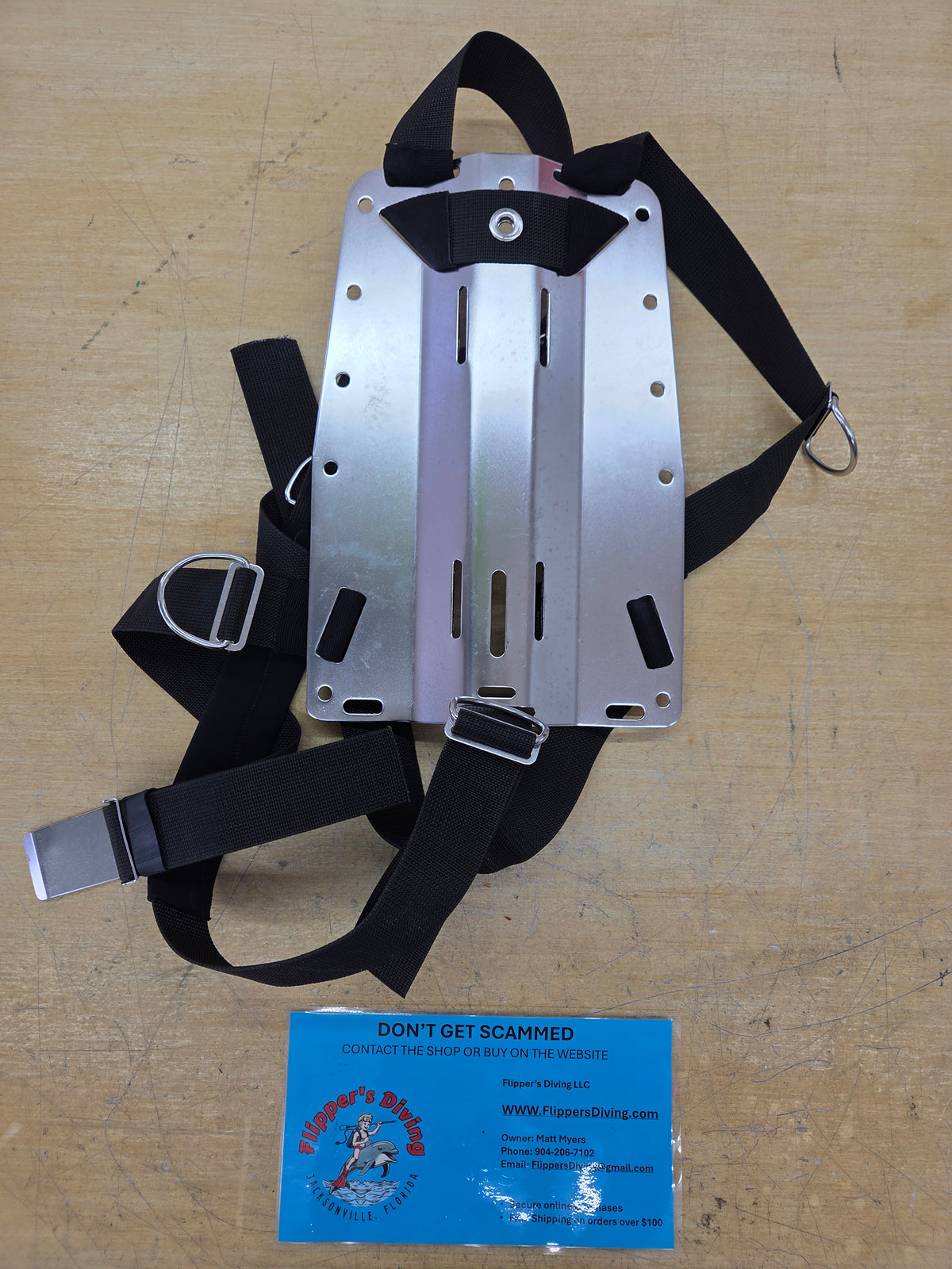 Stainless Steel Backplate/Harness