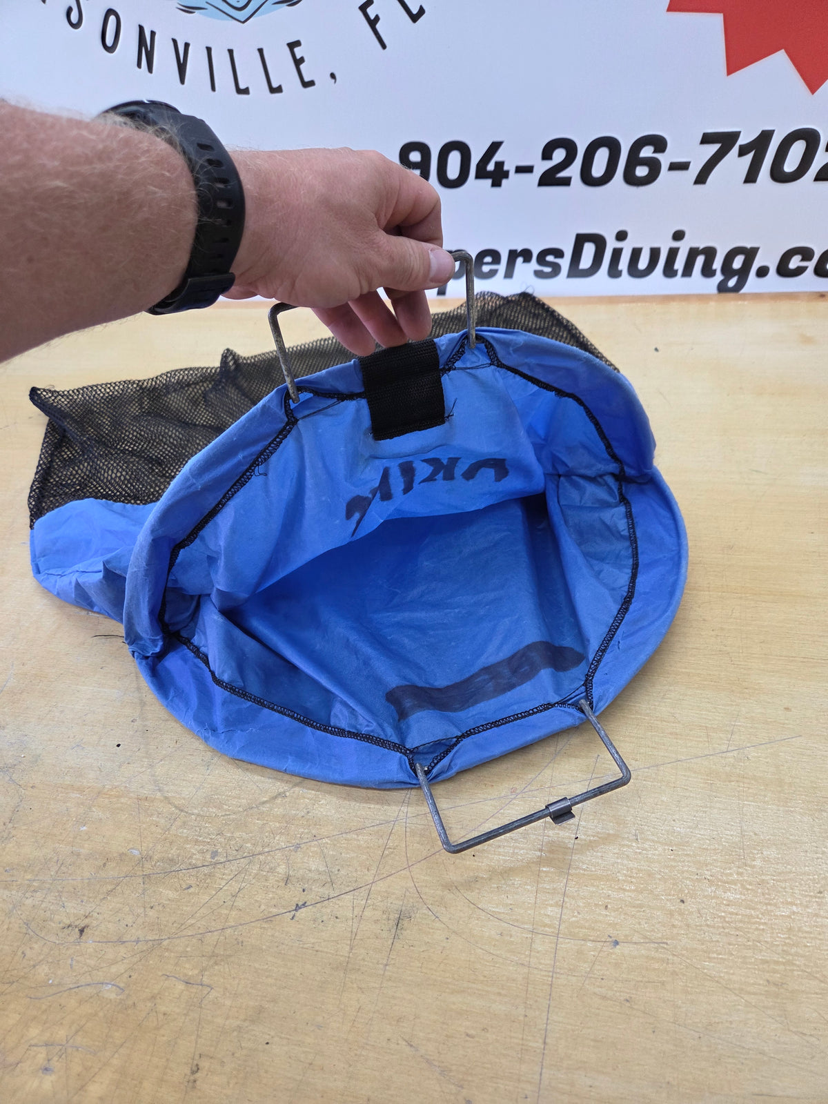 Wire Rim Lobster Bag