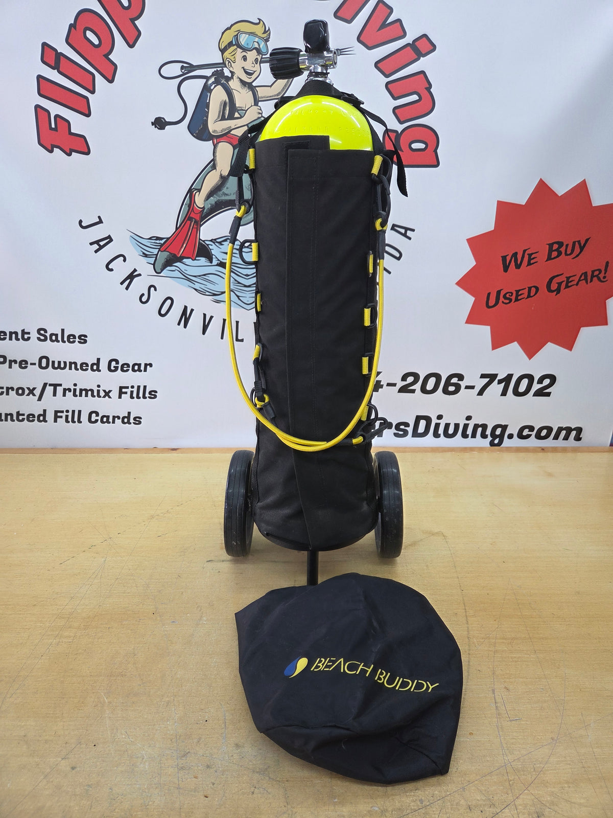 Beach Buddy Scuba Tank Cart