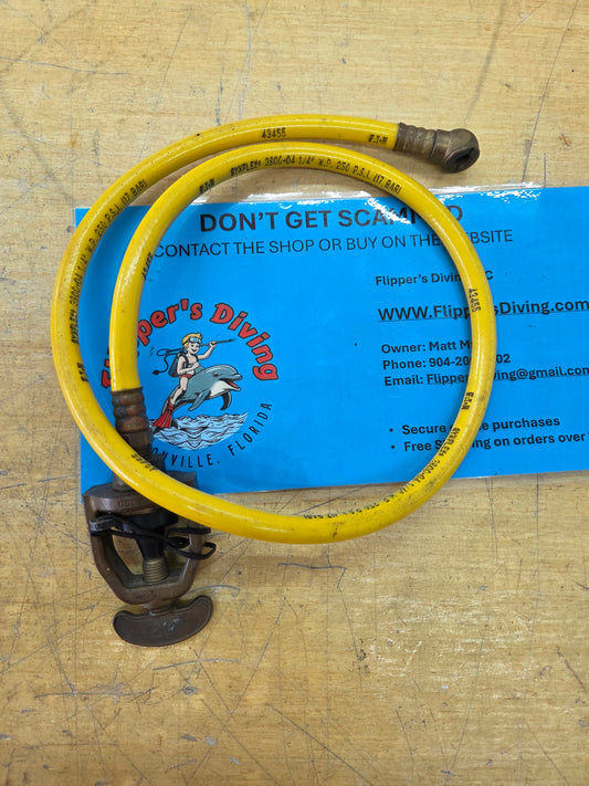Yoke Scuba Tire Filler Hose