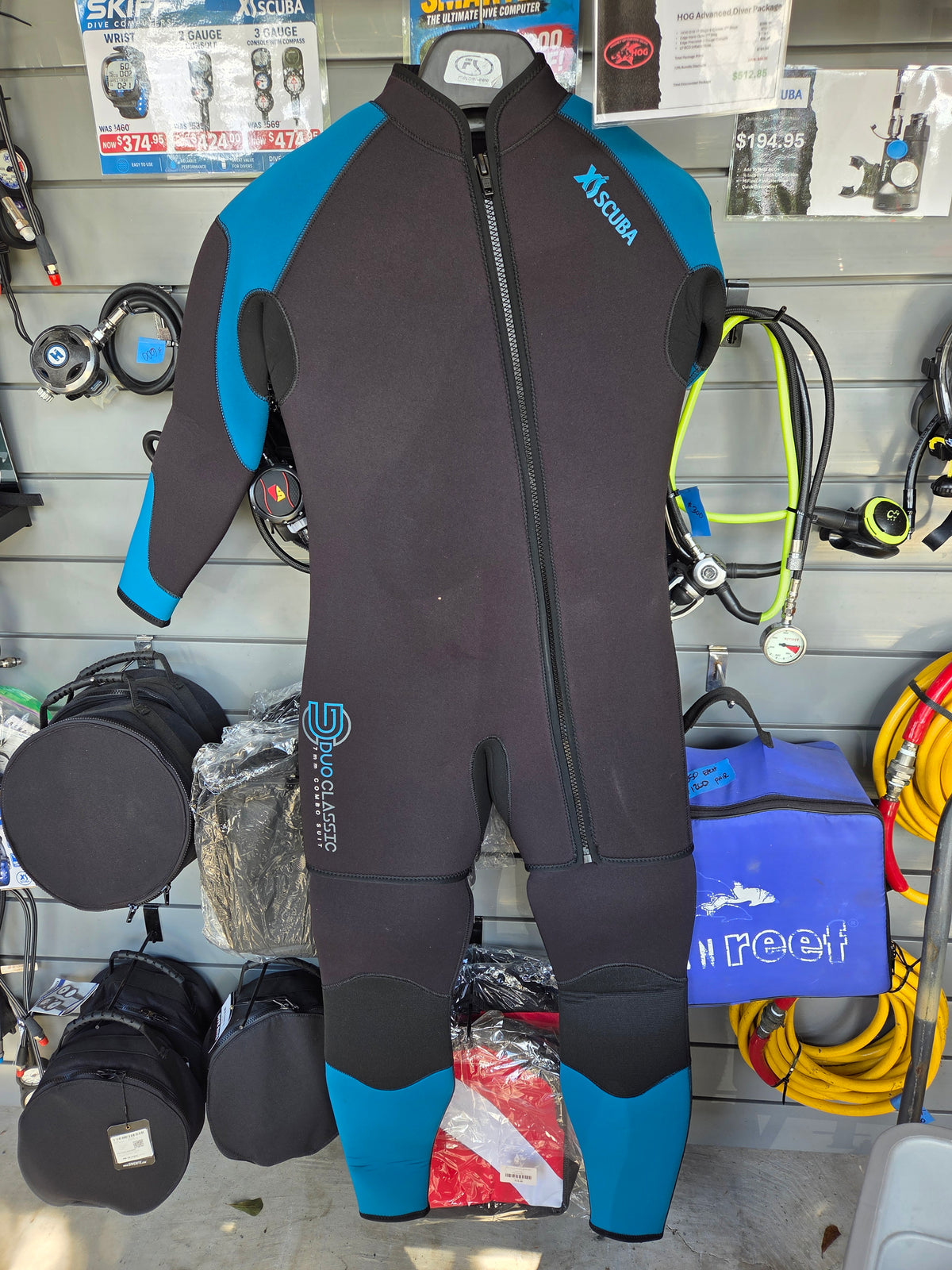 7mm Duo Classic Wetsuit - XS Scuba - EXTRA LARGE SHORT