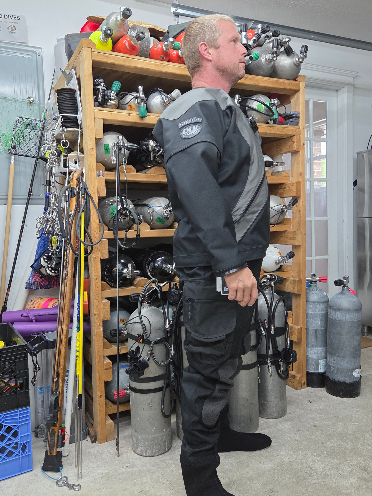 DUI FLX Extreme Drysuit Package *NEW!!* (XL)