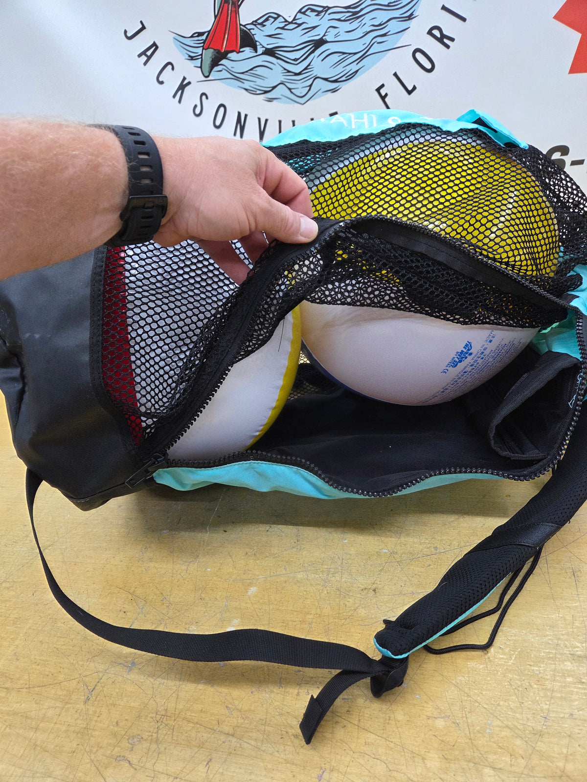 Stahlsac Mesh Backpack Gear Bag
