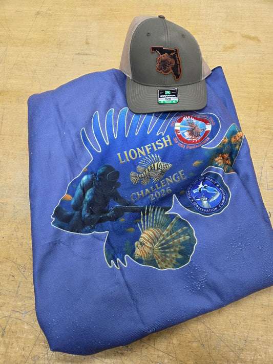 "FWC Lionfish Challenge" Changing Robe & Hat