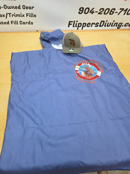 "FWC Lionfish Challenge" Changing Robe & Hat