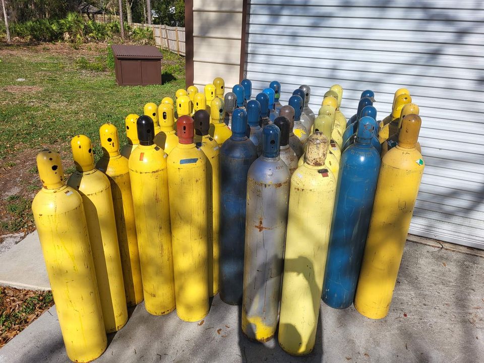 High Pressure Gas Storage Bank Bottles 3600-4500psi