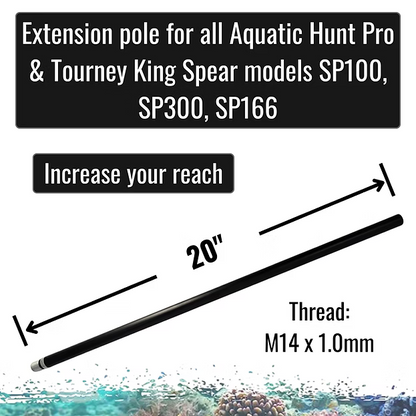 Tourney King 46" 3-Piece Premium Pole Spear
