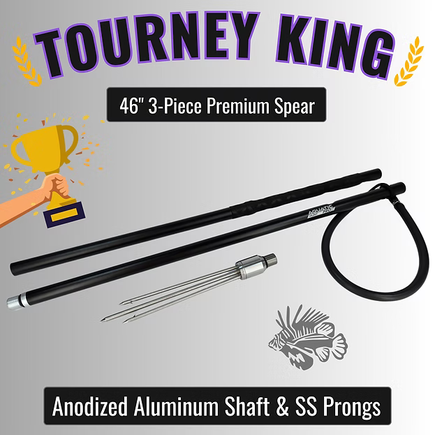 Tourney King 46" 3-Piece Premium Pole Spear