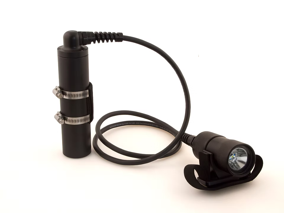 Luz LED de bote con foco variable de 32 W de Light Monkey