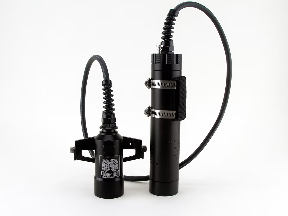 Luz LED de bote con foco variable de 32 W de Light Monkey