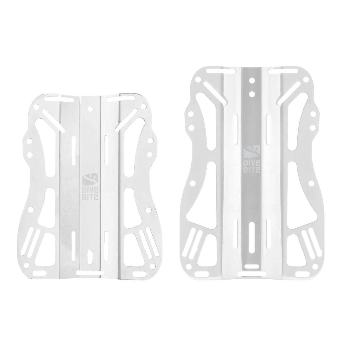 SHORT Dive Rite Stainless Steel Lite Backplate