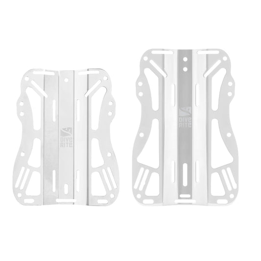 SHORT Dive Rite Stainless Steel Lite Backplate