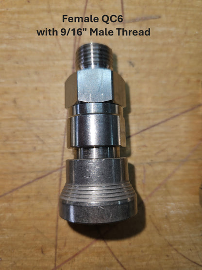 Swagelock QC6 Fittings (Female)