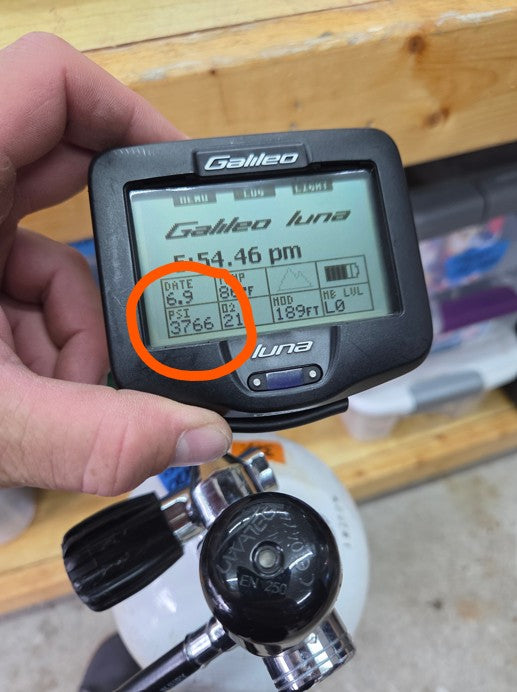 Scubapro Galileo Luna Dive Computer & TRANSMITTER!