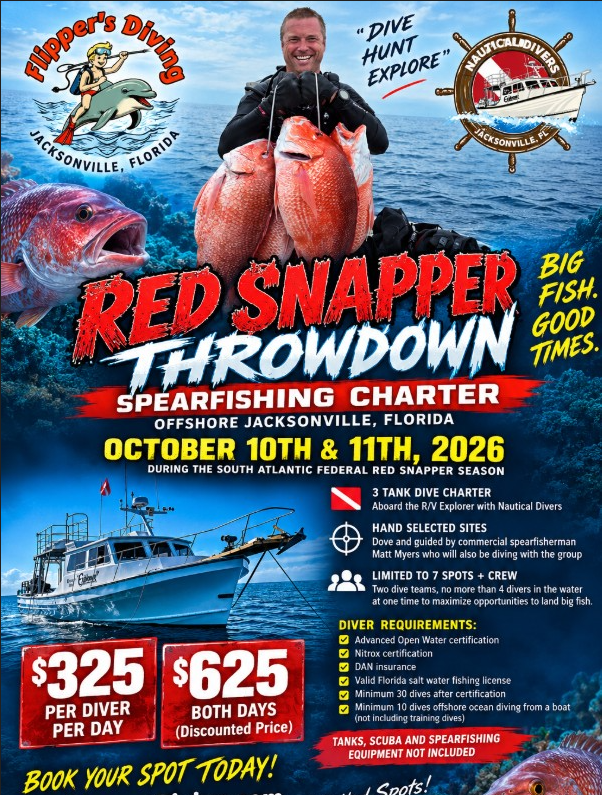 Red Snapper Throwdown Spearfishing Expedition - October 10th & 11th