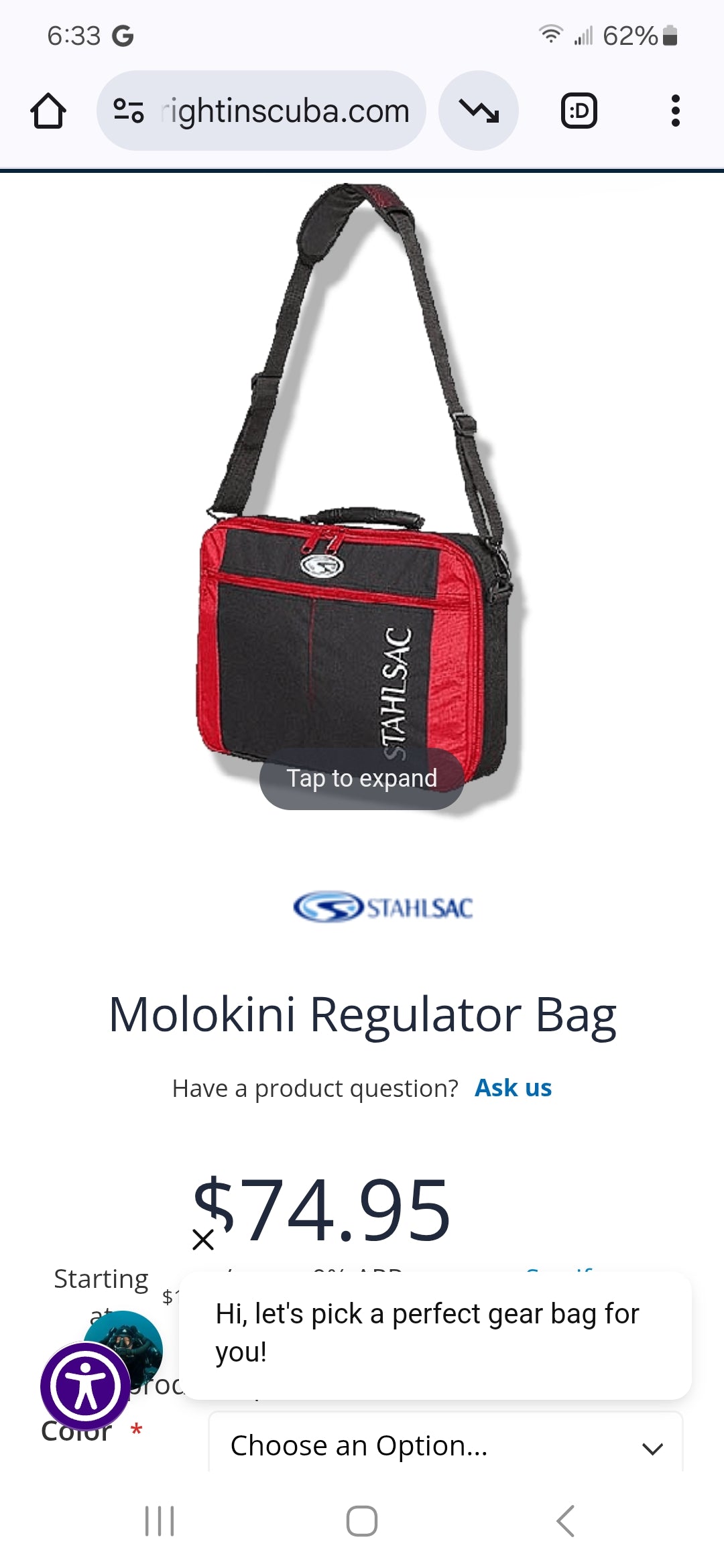 Stahlsac Padded Regulator Bags