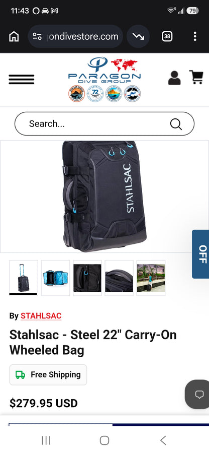 Stahlsac Carry-On Equipment Bag