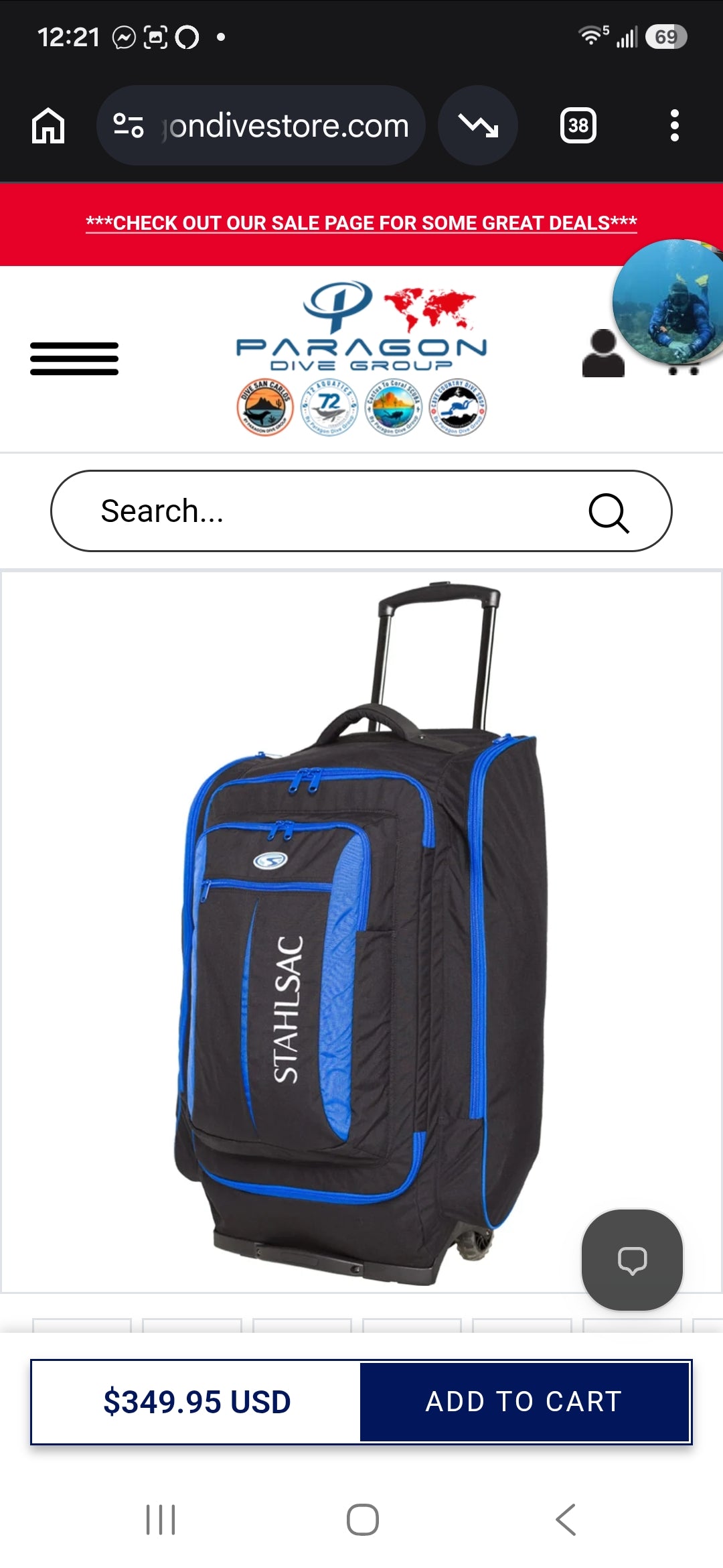 Stahlsac Caicos Cargo Pack
