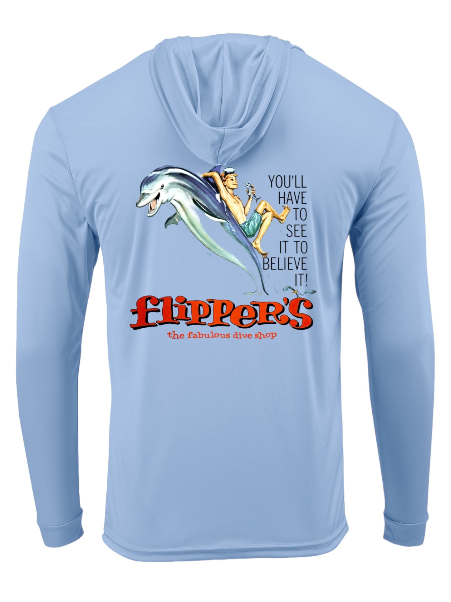 Flipper's Diving Performance Long Sleeve Hoodie      *FREE SHIPPING!*