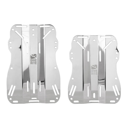 SHORT Dive Rite Stainless Steel Backplate