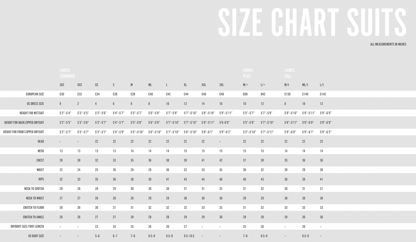 Waterproof W5 Ladies 3.5mm Wetsuit (Medium)