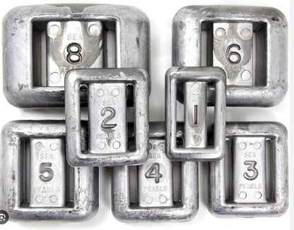 WEIGHTS - Hard Lead Dive Weights ($4.50/LB) *USED*