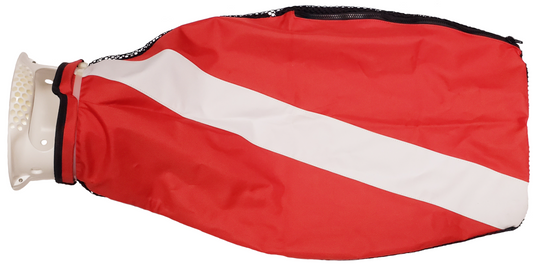 Lobster Hotel - 1/2 DIVE FLAG nylon and 1/2 mesh with bottom zipper