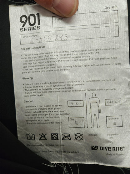 Dive Rite 901 Drysuit (LARGE)
