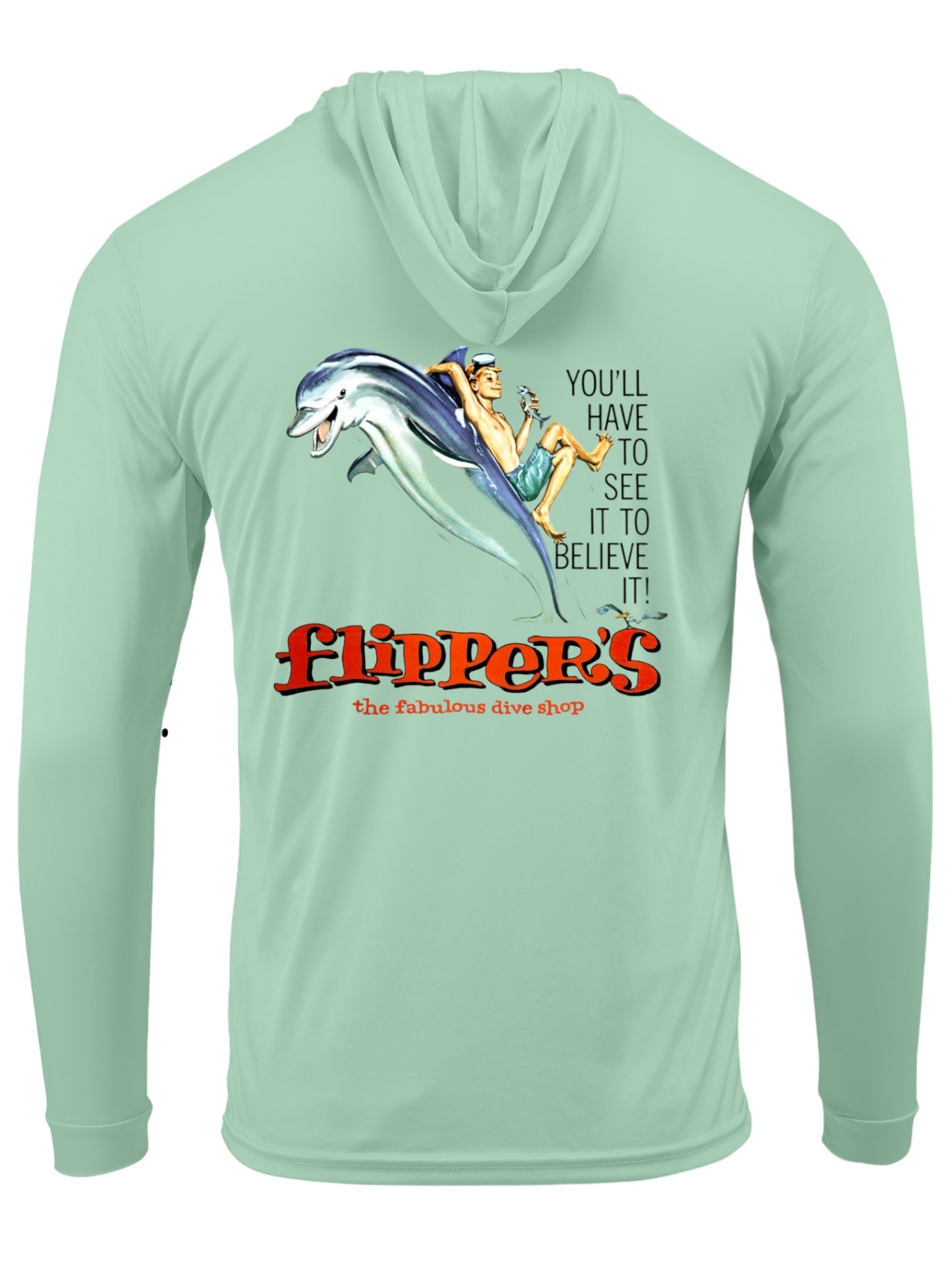 Flipper's Diving Performance Long Sleeve Hoodie      *FREE SHIPPING!*