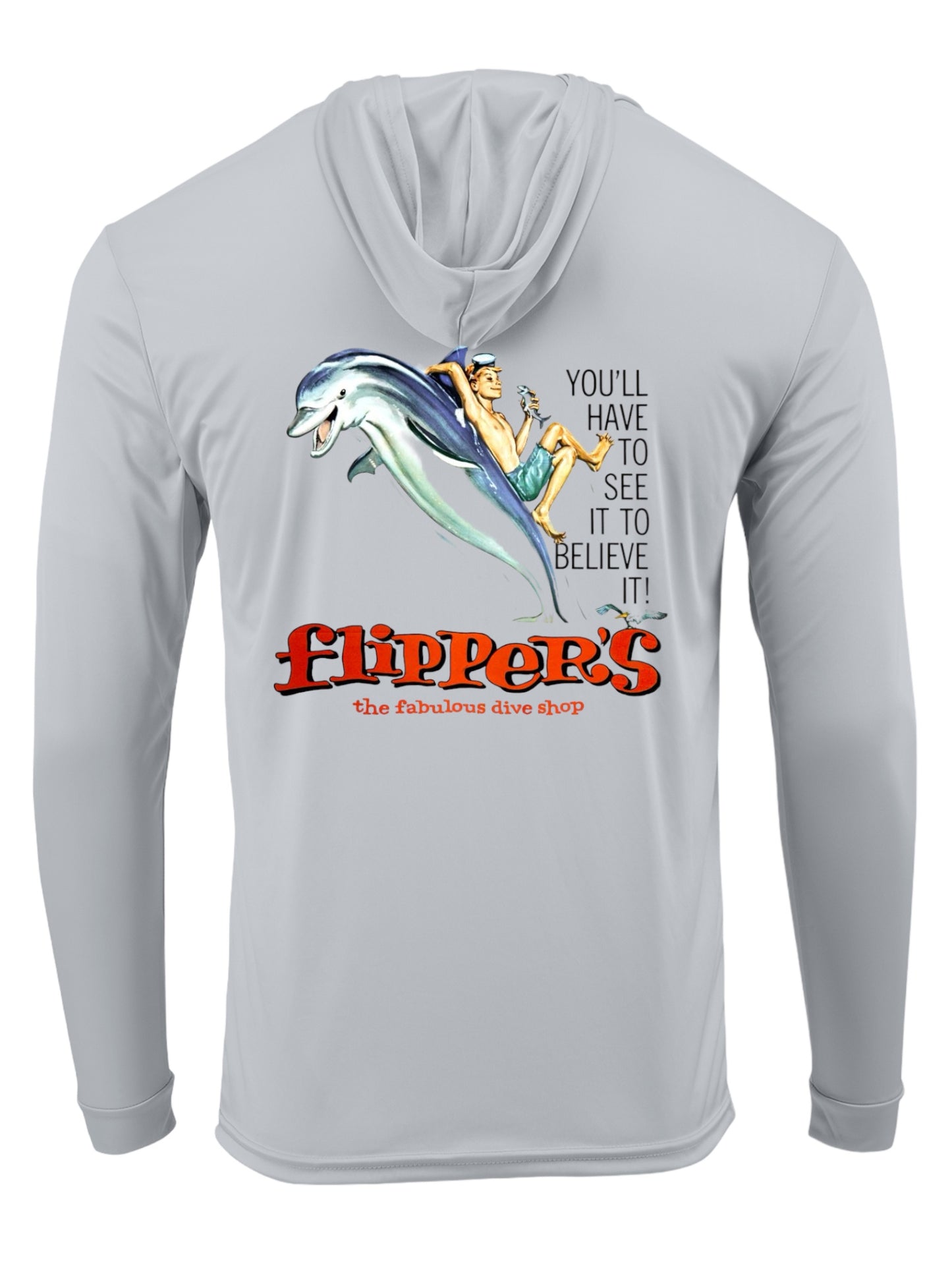 Flipper's Diving Performance Long Sleeve Hoodie      *FREE SHIPPING!*