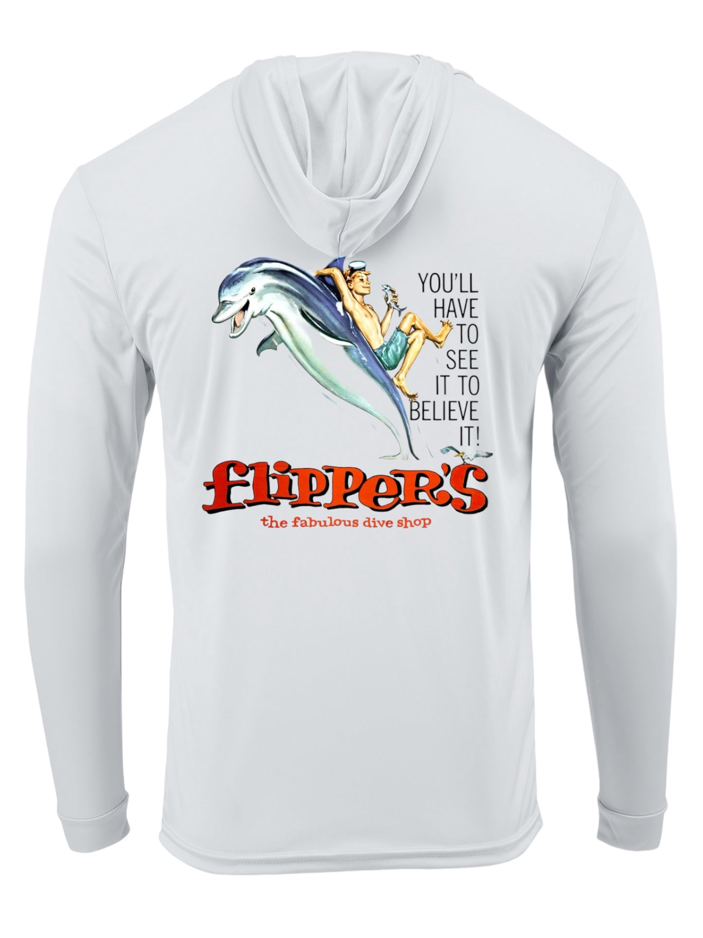 Flipper's Diving Performance Long Sleeve Hoodie      *FREE SHIPPING!*