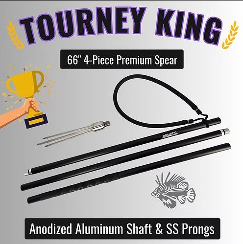 Lanza de asta premium Tourney King de 46" y 3 piezas